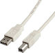 Rbline USB 2.0 Кабел USB-A мъжки - USB-B мъжки Сив 1.8м