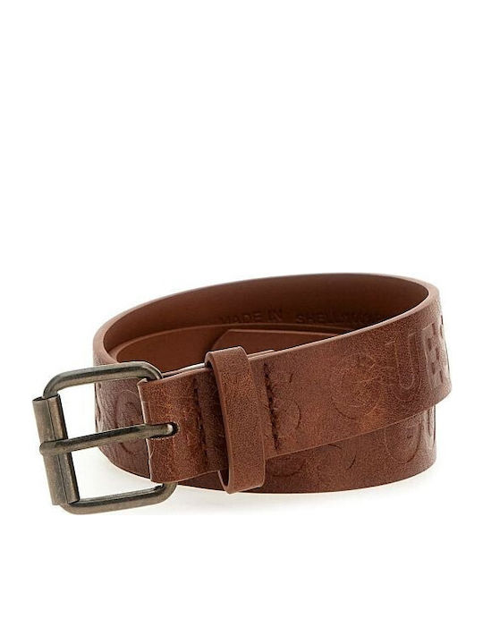 Детски колан Guess L5rz03wgdg0_brnd кафяв размер