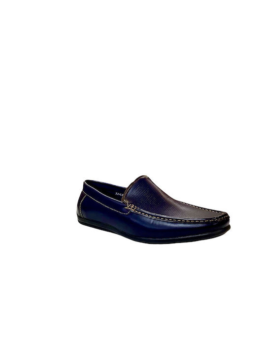 Herren Mokassins in Blau Farbe