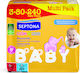 Septona Calm & Care Бебешки кърпички без алкохол и парабени 3x80бр