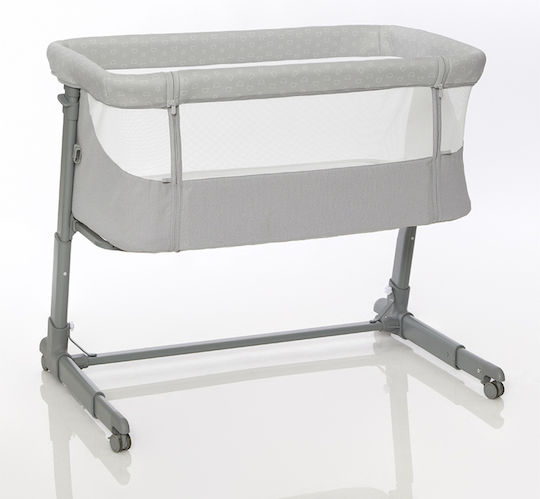 Giordani Cradle Together with Mattress and Wheels Gray