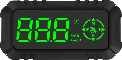 Car Head Up Display, Speedometer and Compass Digital Instrument