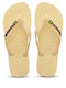 Brasil Logo Men's Flip Flops Beige
