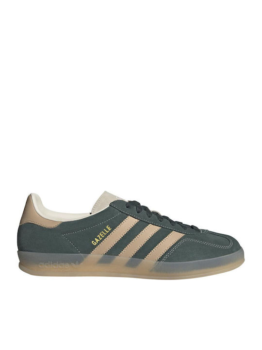 adidas gazelle silver green womens ADIDAS ORIGINALS Gazelle Indoor-Sneaker in Grün und Gelb für Damen und –  Pavidas main image 0
