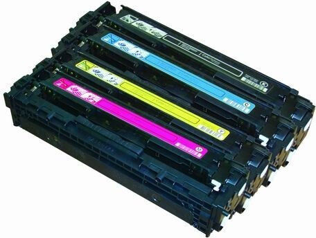Συμβατο Σετ Hp Cb540a+cb541a+cb542a+cb543a Σετ 4 Χρώματα Hp Color Laserjet Cm1312 Mfp Cm1312nfi Mfp Cp1210 Cp1213 Cp1214 Cp1215 Cp1216 Cp1217 Cp1510 Cp1514n Cp1515n Cp1518ni