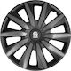 Sparco Σετ Τάσια Αυτοκινήτου 4τμχ 15" Μαύρο