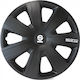 Sparco Auto Radkappen Set 4Stück 16" Schwarz
