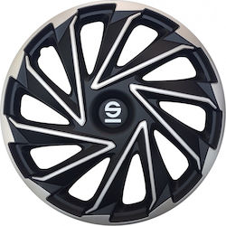 Sparco Τάσια Varese 15" 4τμχ Ασημί SPC1580SVBK