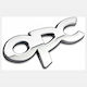 Σήμα Αυτοκινήτου Opc Chrome Opel Πίσω 83mm X 24mm