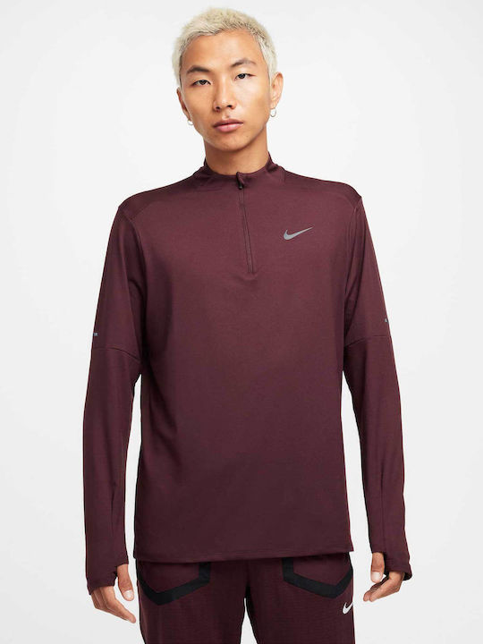 Nike Dri-Fit Athletic Long Sleeve Blouse Red