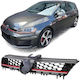 Jom 5g0853653gme Mask Vw Golf Vii 7 11-17 Gti Look Honeycomb Red Trim 1 Piece