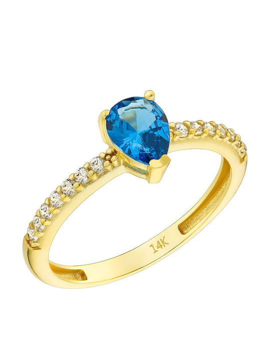 Dio Jewellery Lab Μονόπετρο από Ασήμι