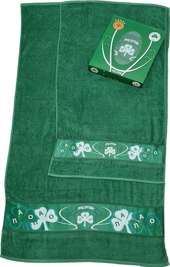 Комплект от 2 кърпи Panathinaikos Mcdecor Mcdecor Комплект от 2 кърпи Panathinaikos Mcdecor Mcdecor