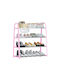 Metallic Shoe Organizer Pink