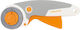 Fiskars Trigger Rotary Cutter Blade Ø 45 Mm for Right and Left-Handed Users Orange White Grey 1003910