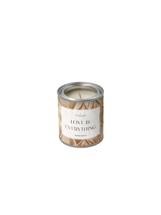 The Gift Label Ароматична Свещ от Соя в Метална Кутия с Аромат Жасмин 90гр