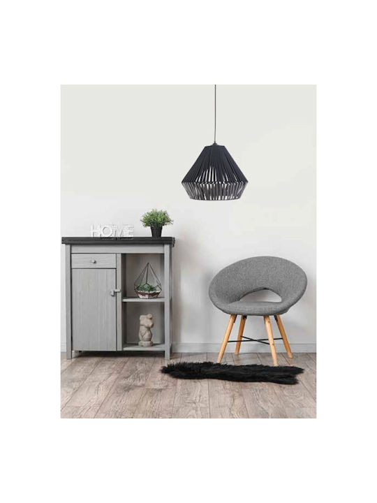 ArkoLight Pendant Light Gray with Socket E27 40x40cm