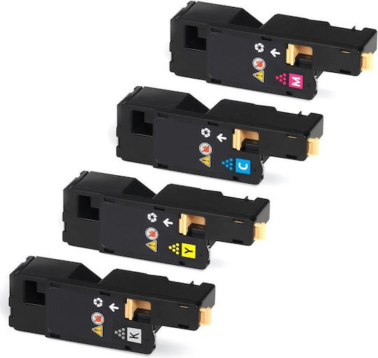 Xerox Premium Kompatible Toner-Multipack Bk C M Y Phaser 6000 6010 Workcentre 6015 Xerox Workcentre Phaser 6000 6010 6010n 6015 6015v/b 6015v/n 6015v/ni Pq 6000 Bk C M Y