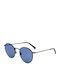 Levi's Unisex Sunglasses with Black Metal Frame and Blue Lens