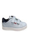 Jr Mini Kinder Sneakers mit Klettverschluss Hellblau