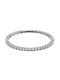 Edblad Damenträgliches Armband Riviera aus Leder mit Zirkon 16cm