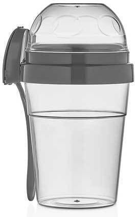 Veltihome Δοχείο Φαγητού Γκρι 600ml