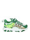 Παιδικά Sneakers με Σκρατς & Φωτάκια Πράσινα