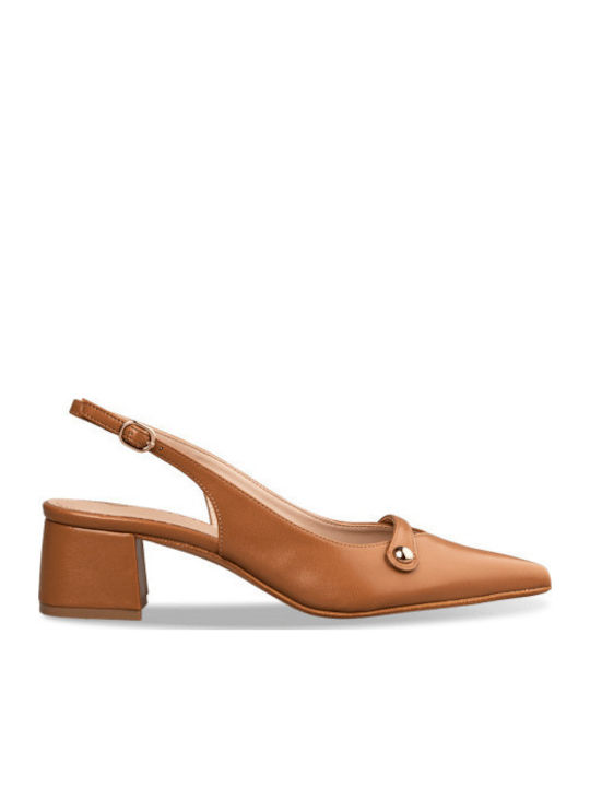 Envie Shoes Pantofi cu toc cu Curea Maro