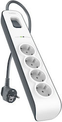 Belkin Πολύπριζο Aσφαλείας 4 Θέσεων με Καλώδιο 2m Belkin Πολύπριζο Aσφαλείας 4 Θέσεων με Καλώδιο 2m