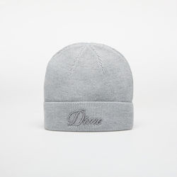 Dime Beanie Unisex Σκούφος Πλεκτός σε Γκρι χρώμα