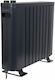 Eurom Konvektorheizung Boden 1000W 48x42cm Schwarz