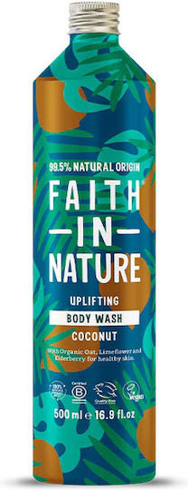 Faith in Nature Αφρόλουτρο με Βρώμη & Άρωμα Καρύδα 500ml