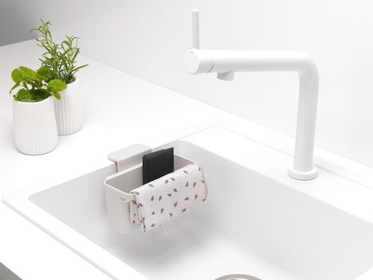 Brabantia Brabantia Küchenspülen-Organisatoren Schwamm-Halter aus Kunststoff Grau 17.1x12.8x17.1cm