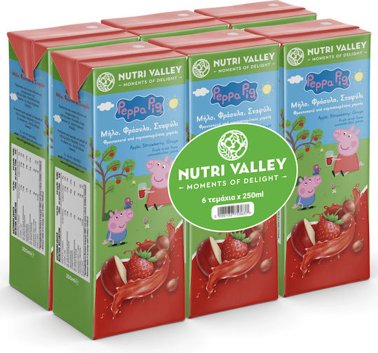 Nutri Valley Healthy Foods Peppa 3 Früchte 250ml 6Stück 5200132754986