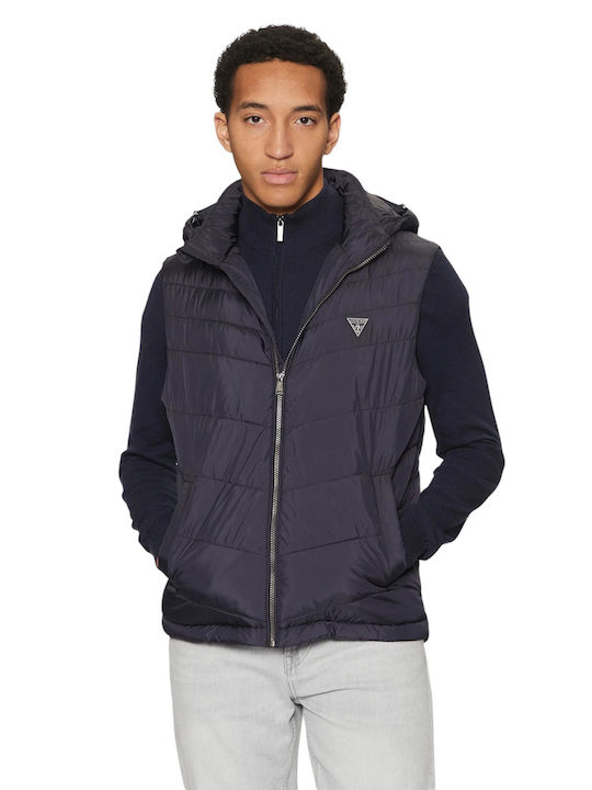 Guess Ärmellos Jacke Blue