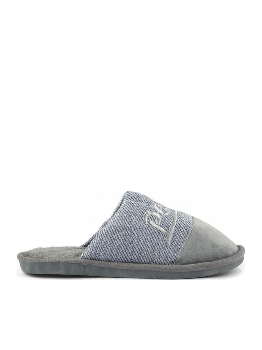 Fshoes Men's Slipper Gray