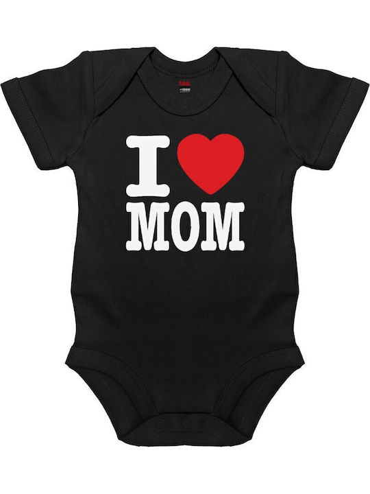 Koupakoupa I Love Mom Short-Sleeved Black