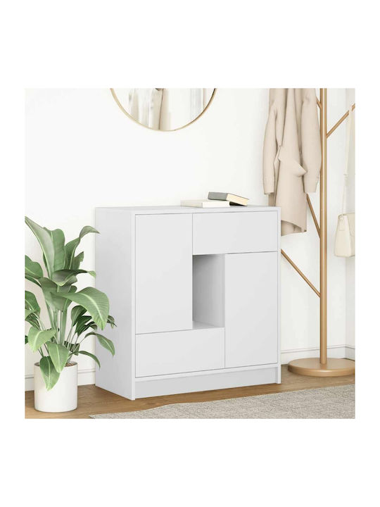 Bufet cu Sertare Alb 70.5x34x74.5cm
