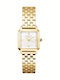 Rosefield Womens Watch 30mm Chronograph Battery With Gold Stainless Steel Bracelet