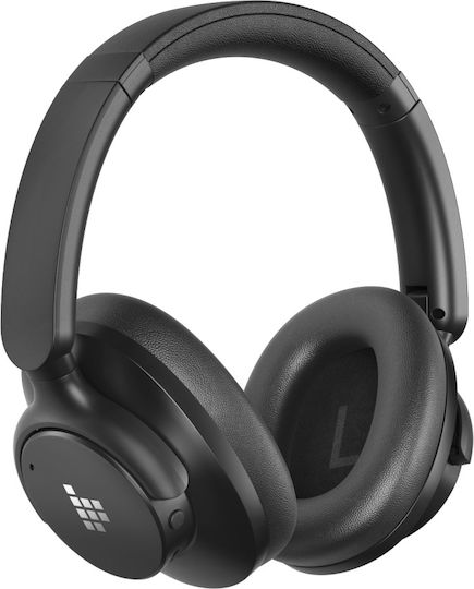 Tronsmart Sounfii Q20 Ασύρματα / Ενσύρματα Over Ear Ακουστικά με 60 ώρες Λειτουργίας Μαύρα