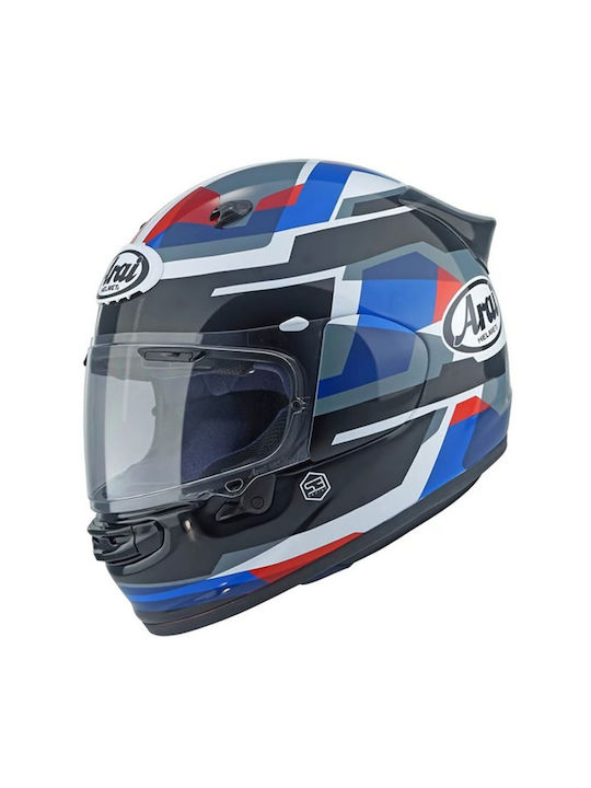 Arai Quantic Design Abstract Blue Κράνος Μηχανή...