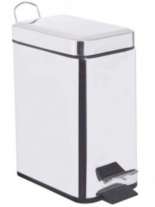 Inox Perie de toaletă 5lt Argintiu