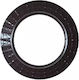 Flansch-Rosette Ofenrohr Ø120 Emaille Braun