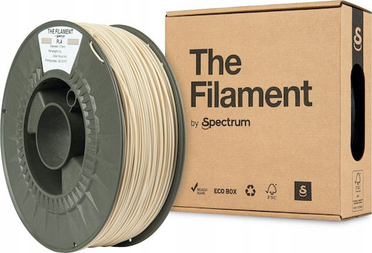 Spectrum PLA 3D Printer Filament 1.75mm wood ash 1kg