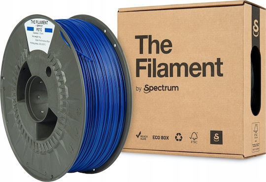 Spectrum PETG 3D Принтер Филамент 1.75мм Производителен Син 1кг 1бр Макарa