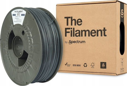 Spectrum PETG 3D Printer Filament 1.75mm βασάλτης γκρι 1kg 1τμχ (Spool)