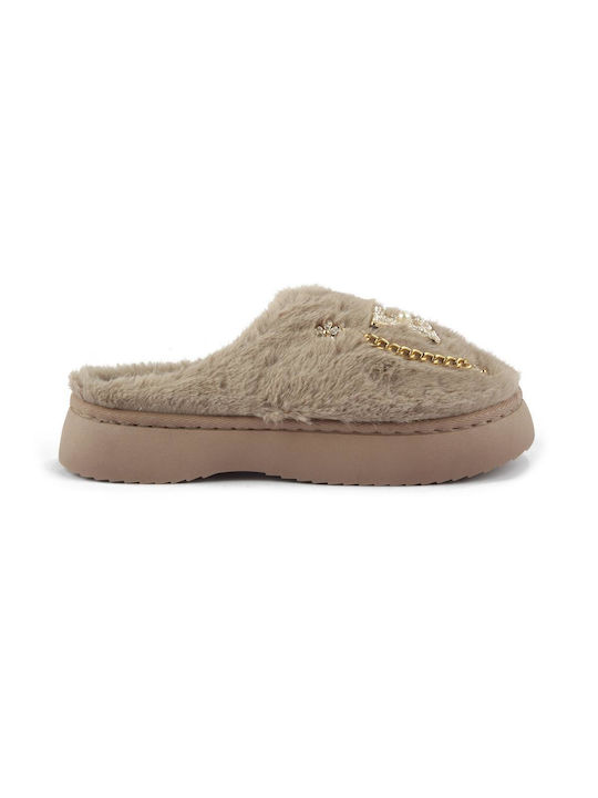 Winter Women's Slippers Brown