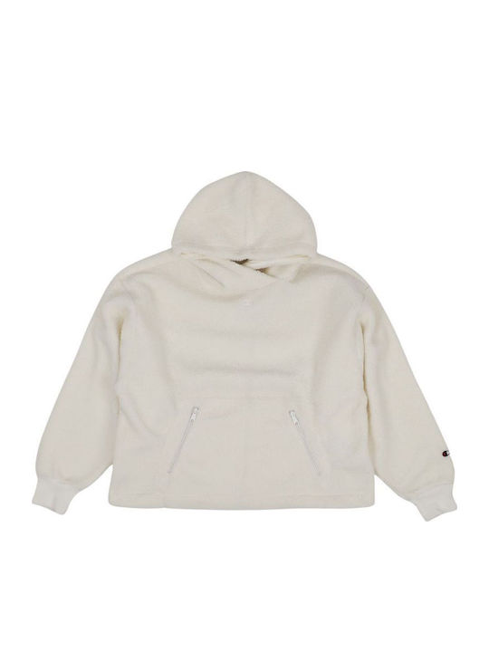 Champion Women's Sweatshirt Hooded White