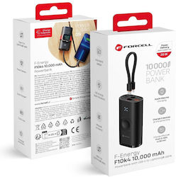 Forcell F-ENERGY F10K4 10000mAh 22.5W Μαύρο