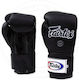 Fairtex Boxhandschuhe Leder für Kampf Schwarz